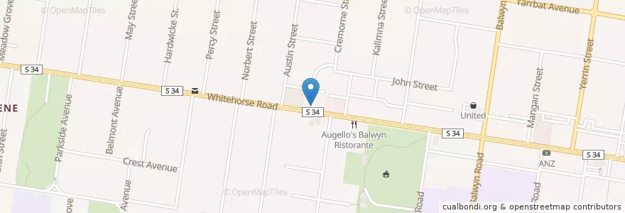 Mapa de ubicacion de Arthur Radley en استرالیا, Victoria, City Of Boroondara.