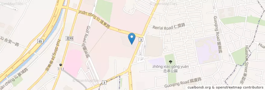 Mapa de ubicacion de 玉山商業銀行 en 臺灣, 新北市, 板橋區.