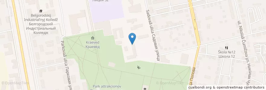 Mapa de ubicacion de Городская Детская больница en Russland, Föderationskreis Zentralrussland, Oblast Belgorod, Белгородский Район, Городской Округ Белгород.