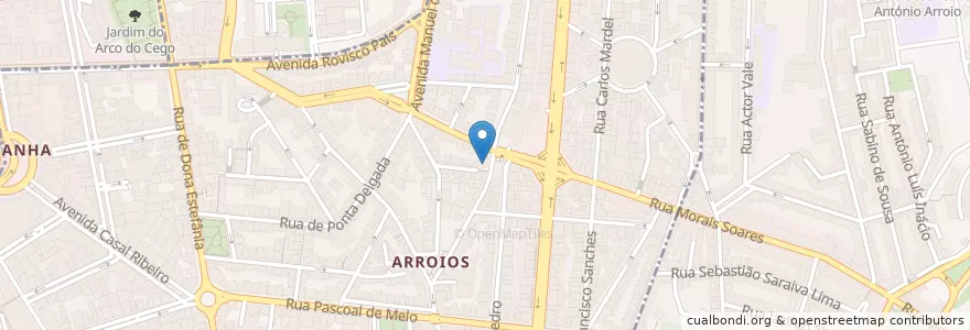 Mapa de ubicacion de Banco Português de Investimento en Portugal, Área Metropolitana De Lisboa, Lissabon, Grande Lisboa, Lissabon, Arroios.