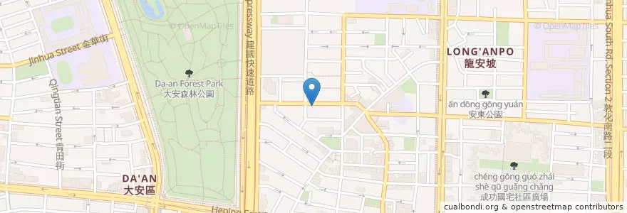Mapa de ubicacion de 早安薬局 en Taiwan, New Taipei, Taipei, Da'an District.