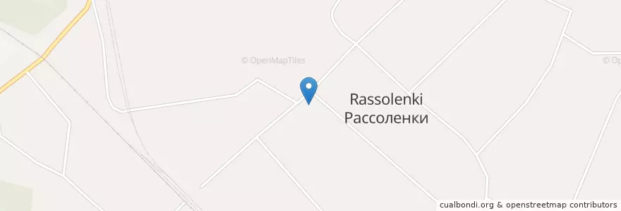 Mapa de ubicacion de Рассоленки 618924 en ロシア, 沿ヴォルガ連邦管区, ペルミ地方, ルイシヴァ管区.