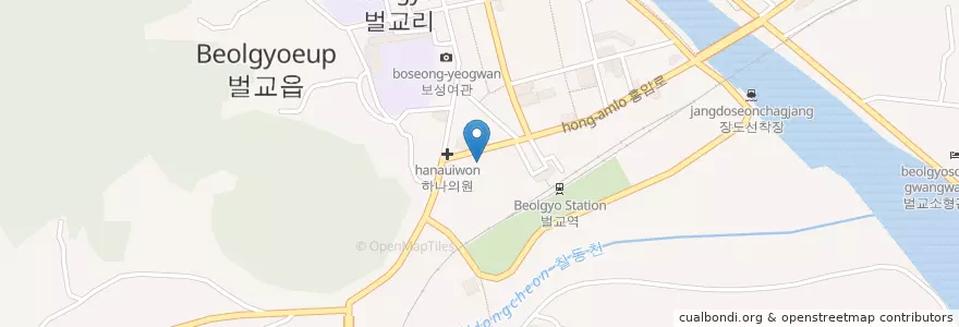 Mapa de ubicacion de 아름다운한의원 en 대한민국, 전라남도, 보성군.