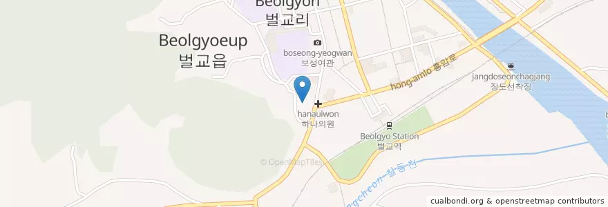 Mapa de ubicacion de 벌교원조꼬막식당 en 대한민국, 전라남도, 보성군.