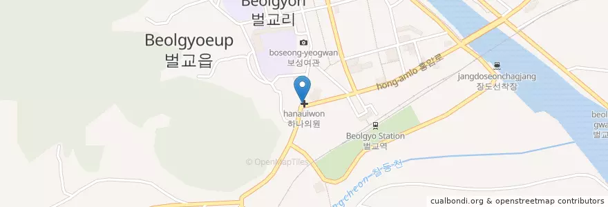Mapa de ubicacion de 하나의원 en کره جنوبی, جئولانام-دو, 보성군.