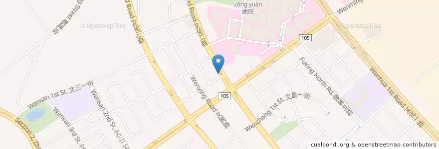 Mapa de ubicacion de 鬍鬚張 en Tayvan, 桃園市.