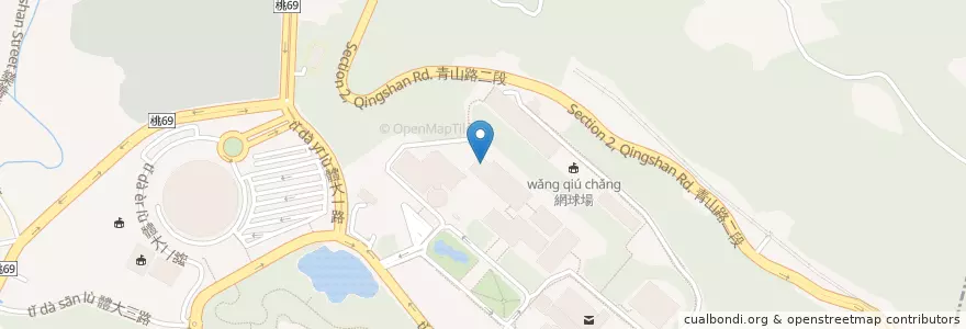 Mapa de ubicacion de 伯朗咖啡館 en Taiwan, 桃園市, 龜山區.