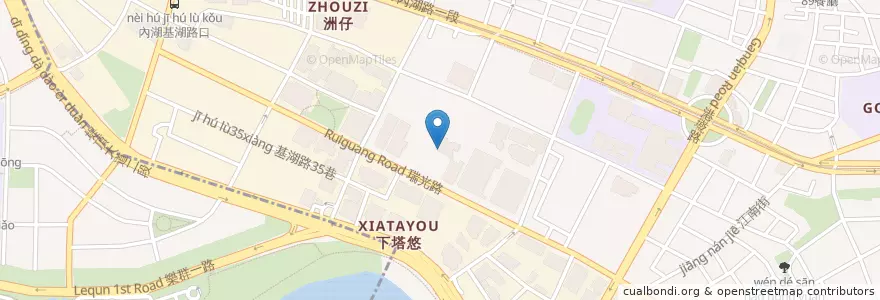 Mapa de ubicacion de 廣山居 en 臺灣, 新北市, 臺北市, 內湖區.