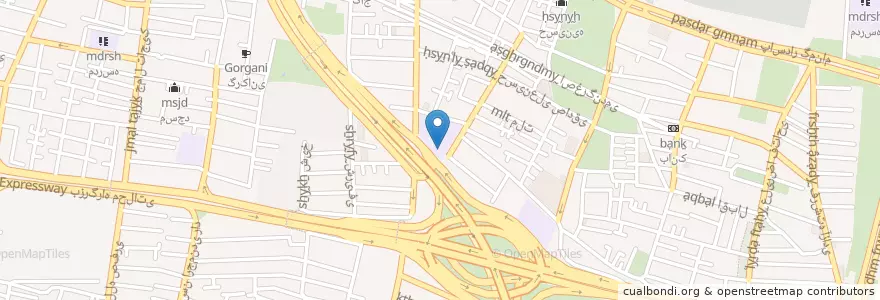 Mapa de ubicacion de جایگاه اختصاصی سوخت اصفهانک en Iran, Teheran, شهرستان تهران, Teheran, بخش مرکزی شهرستان تهران.