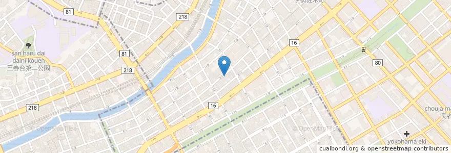 Mapa de ubicacion de MERISA Kebab & Bar en ژاپن, 神奈川県, 横浜市, 中区.