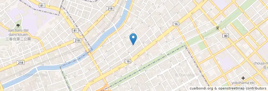 Mapa de ubicacion de 入江歯科医院 en 日本, 神奈川県, 横浜市, 中区.