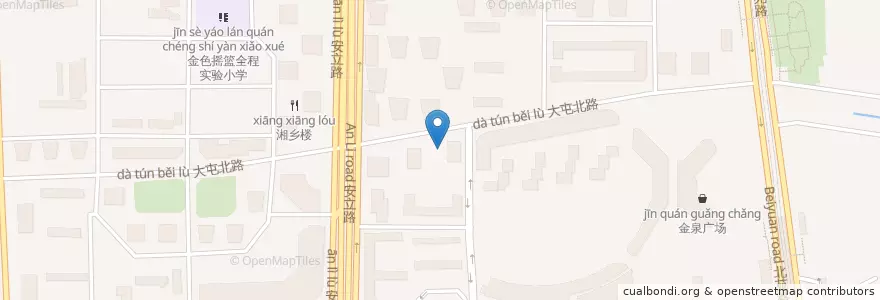 Mapa de ubicacion de 交通银行 en China, Beijing, Hebei, 朝阳区 / Chaoyang.