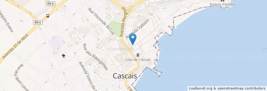 Mapa de ubicacion de Panisol en Portugal, Metropolregion Lissabon, Lissabon, Großraum Lissabon, Cascais, Cascais E Estoril.