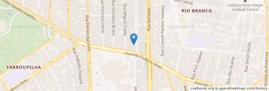 Mapa de ubicacion de Atelier da Casa 9 en Brasile, Regione Sud, Rio Grande Do Sul, Regione Metropolitana Di Porto Alegre, Região Geográfica Intermediária De Porto Alegre, Região Geográfica Imediata De Porto Alegre, Porto Alegre.