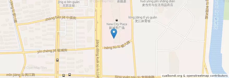 Mapa de ubicacion de 肯德基 en Китай, Цзянсу, Нанкин, Гулоу.