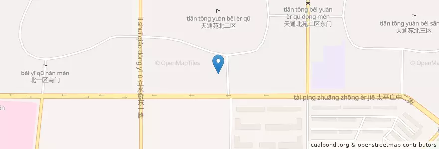 Mapa de ubicacion de 北京亚泰医院 en China, Peking, Hebei, 昌平区.