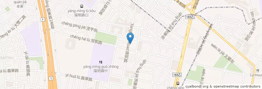 Mapa de ubicacion de 悟饕池上飯包 en Тайвань, Гаосюн, 三民區.