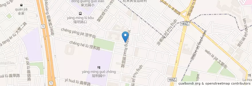 Mapa de ubicacion de 50Pizza en تايوان, كاوهسيونغ, 三民區.