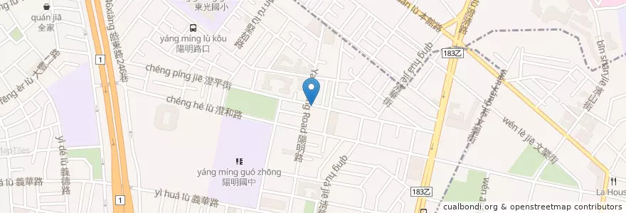 Mapa de ubicacion de 香港發財燒臘 en 臺灣, 高雄市, 三民區.
