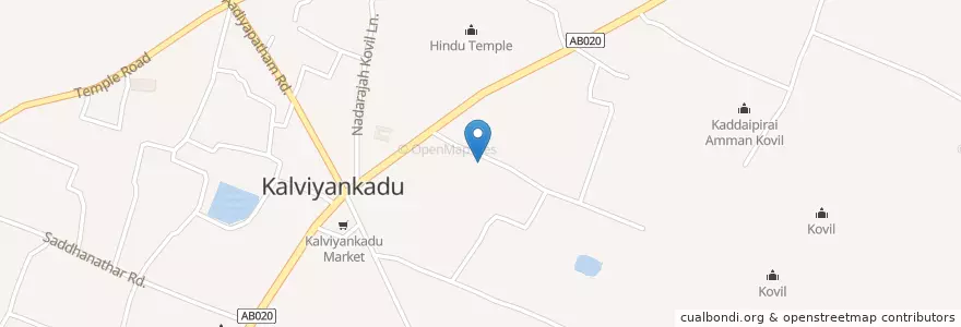 Mapa de ubicacion de J/Nallur Gnanothaya Vidyalayam en ශ්‍රී ලංකාව இலங்கை, வட மாகாணம், யாழ்ப்பாணம் மாவட்டம்.