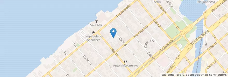 Mapa de ubicacion de Doña Arelis en Cuba, La Habana.