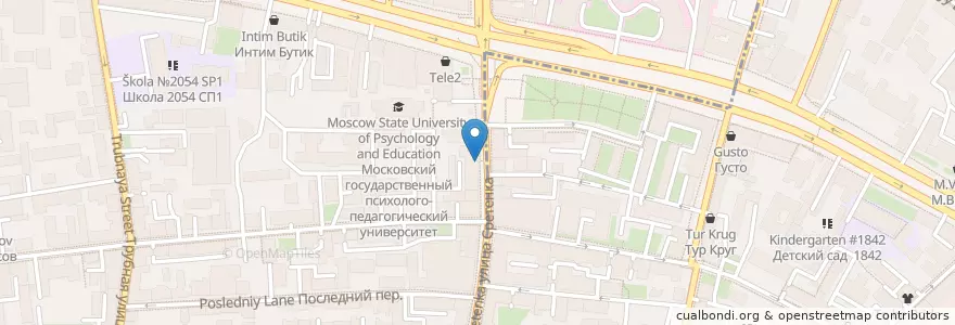 Mapa de ubicacion de Прайм en Russland, Föderationskreis Zentralrussland, Moskau, Zentraler Verwaltungsbezirk, Мещанский Район.