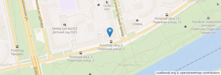 Mapa de ubicacion de Гранатовый сад en Russia, Distretto Federale Centrale, Москва, Южный Административный Округ.