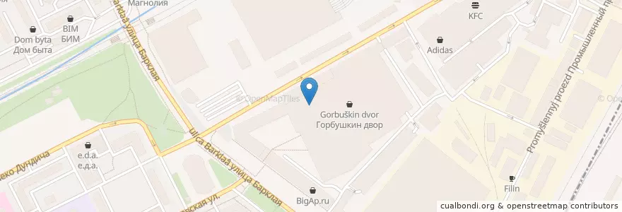 Mapa de ubicacion de Стардог!s en Россия, Центральный Федеральный Округ, Москва, Западный Административный Округ.