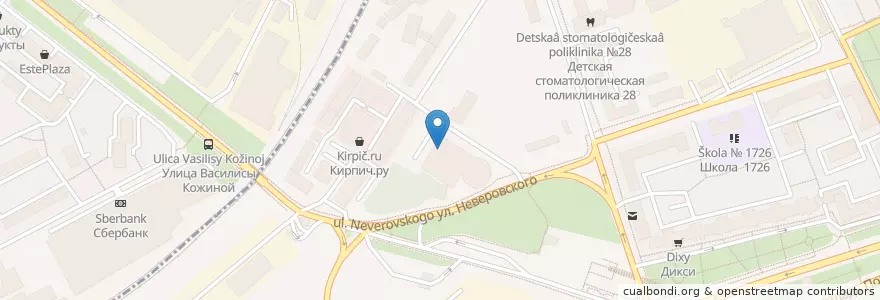 Mapa de ubicacion de Triumph Event Hall en Rusya Federasyonu, Центральный Федеральный Округ, Москва, Западный Административный Округ.