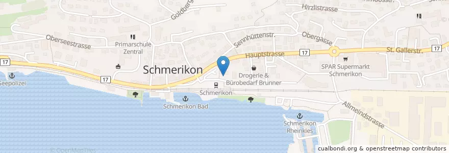 Mapa de ubicacion de Hotel Restaurant Seehof en Svizzera, San Gallo, Wahlkreis See-Gaster, Schmerikon.