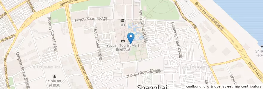 Mapa de ubicacion de 冰雪皇后 en China, Shanghai, Huangpu.