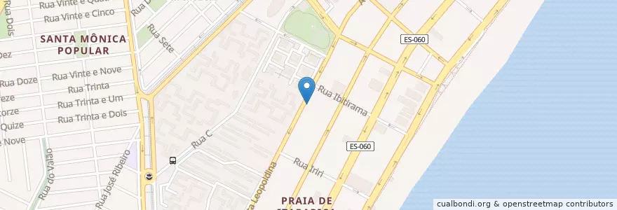 Mapa de ubicacion de Igreja Cristã Maranata en Brasilien, Südosten, Espírito Santo, Região Geográfica Intermediária De Vitória, Região Metropolitana Da Grande Vitória, Vila Velha, Microrregião Vitória.