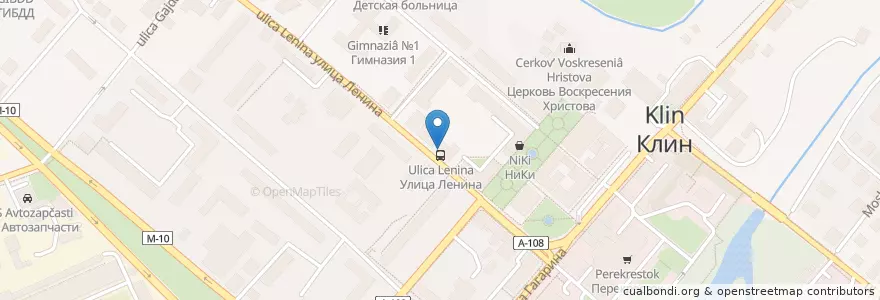 Mapa de ubicacion de Улица 8 en روسيا, Центральный Федеральный Округ, محافظة موسكو, Городской Округ Клин.