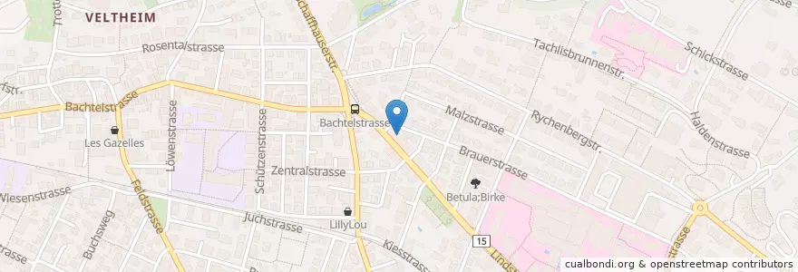 Mapa de ubicacion de Ergo32 en سويسرا, زيورخ, Bezirk Winterthur, Winterthur.
