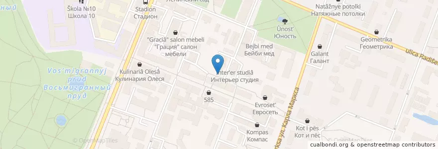 Mapa de ubicacion de London Street en Russia, Northwestern Federal District, Leningrad Oblast, Gatchinsky District, Гатчинское Городское Поселение.