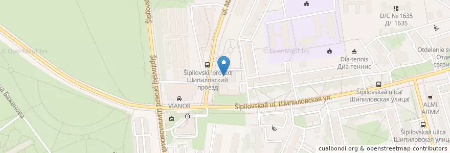 Mapa de ubicacion de Детский клуб "Смышлёнок" en Russia, Central Federal District, Moscow, Southern Administrative Okrug, Orekhovo-Borisovo Severnoye District.