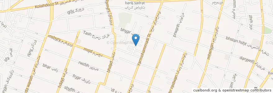 Mapa de ubicacion de ساندویچ قلعه en Irán, Teherán, شهرستان تهران, Teherán, بخش مرکزی شهرستان تهران.