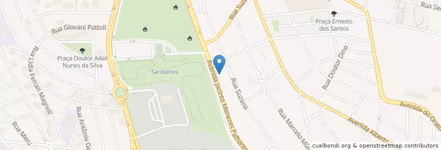 Mapa de ubicacion de Igreja Evengélica SOS JESUS en البَرَازِيل, المنطقة الجنوبية الشرقية, ساو باولو, Região Geográfica Intermediária De São Paulo, Região Metropolitana De São Paulo, Região Imediata De São Paulo, ساو باولو.