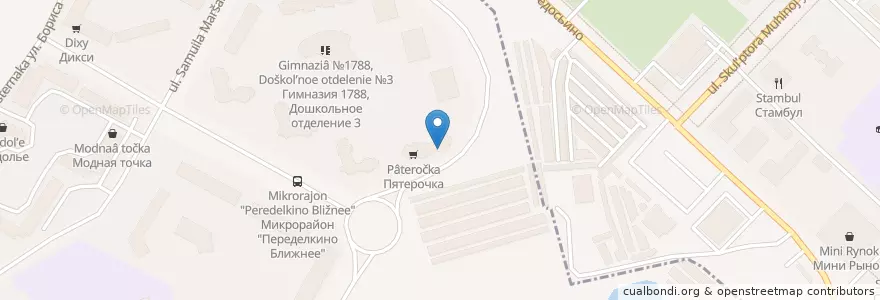 Mapa de ubicacion de La Basilico en Rússia, Distrito Federal Central, Москва, Новомосковский Административный Округ.