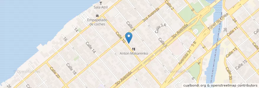 Mapa de ubicacion de J&Z en کوبا, La Habana.