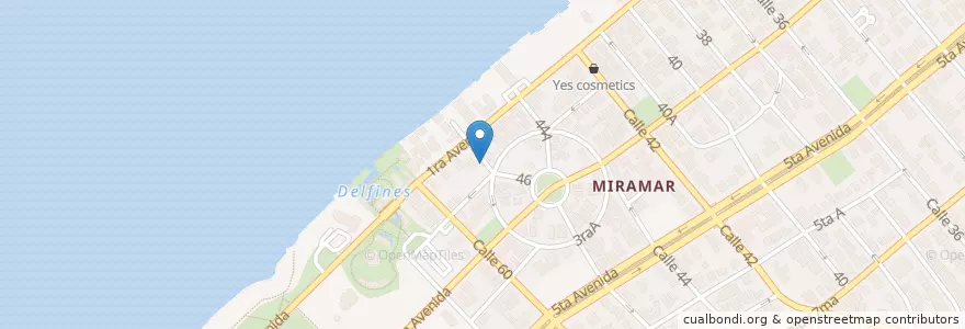 Mapa de ubicacion de Ti Piace? en キューバ, La Habana.