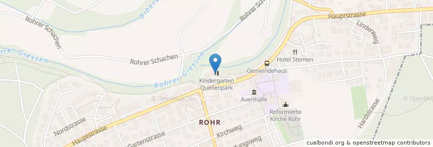 Mapa de ubicacion de Kindergarten Quellenpark en Schweiz/Suisse/Svizzera/Svizra, Aargau, Bezirk Aarau, Aarau.