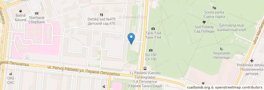 Mapa de ubicacion de Порт en 러시아, Уральский Федеральный Округ, 첼랴빈스크 주, Челябинский Городской Округ.