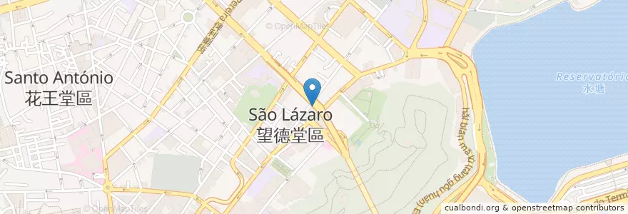 Mapa de ubicacion de Cambridge Garden en 中国, 澳門 Macau, 广东省, 澳門 Macau, 珠海市, 香洲区.