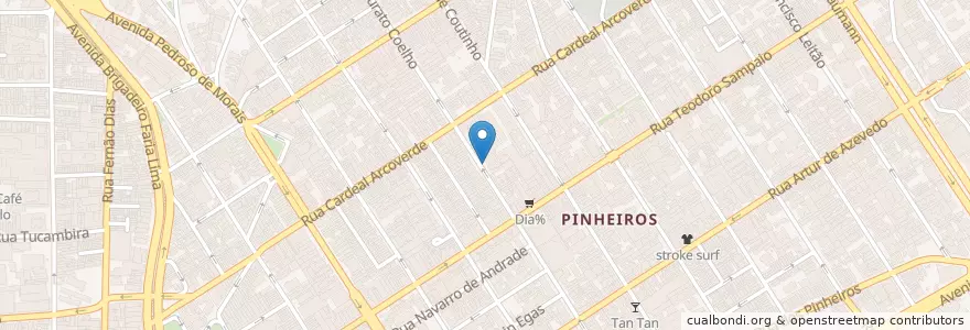 Mapa de ubicacion de Centro Britânico en Brasil, Región Sudeste, San Pablo, Região Geográfica Intermediária De São Paulo, Região Metropolitana De São Paulo, Região Imediata De São Paulo, San Pablo.