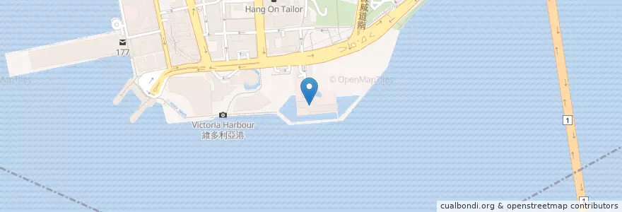 Mapa de ubicacion de Lobby Lounge en Cina, Guangdong, Hong Kong, Hong Kong, Nuovi Territori, 油尖旺區 Yau Tsim Mong District.