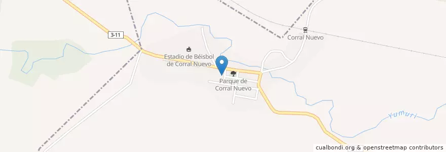 Mapa de ubicacion de Escuela primaria Julio Ruffin Hoyos en キューバ, Mayabeque, Santa Cruz Del Norte.