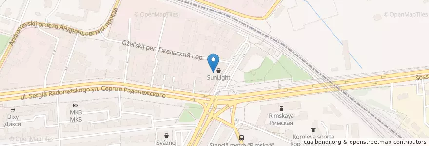 Mapa de ubicacion de Суши шоп en Rusia, Distrito Federal Central, Москва, Юго-Восточный Административный Округ.