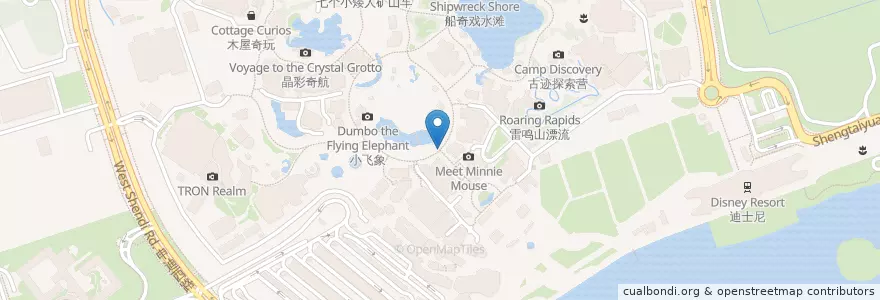 Mapa de ubicacion de 米奇童话专列 Mickey’s Storybook Express en China, Xangai, Pudong.