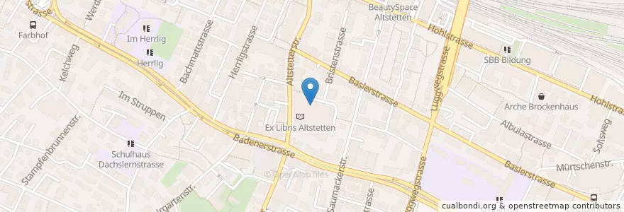 Mapa de ubicacion de Neumarkt Apotheke Drogerie en Suisse, Zurich, District De Zurich, Zurich.
